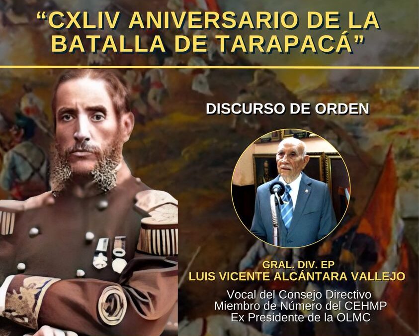 Sesión solemne en conmemoración del “CXLIV Aniversario de la Batalla de Tarapacá”